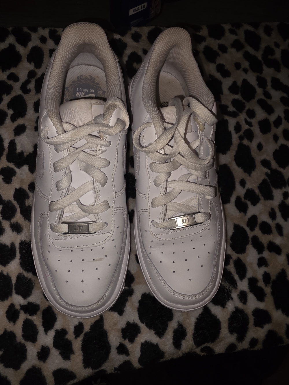 Nike Air Force 1 Low White Leather Sneakers